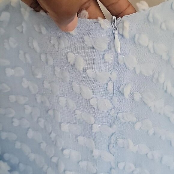 Missord Blue Lantern Sleeves Dress Size XL - Picture 6 of 7